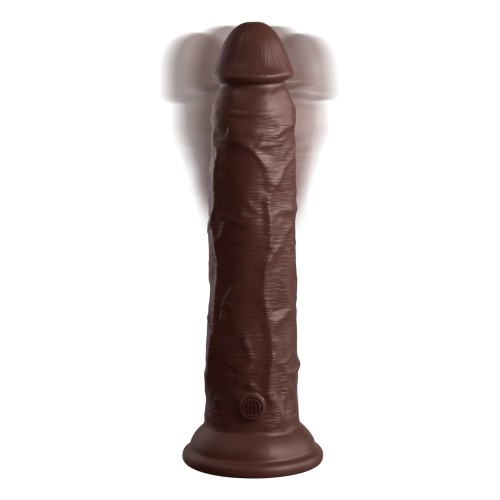 King Cock Elite 9 Pulgadas Dildo Vibrante de Silicona - Control Remoto