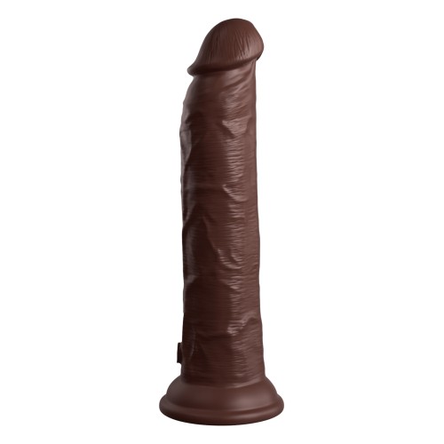 King Cock Elite 9 Pulgadas Dildo Vibrante de Silicona - Control Remoto