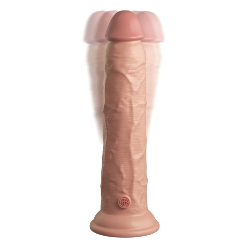 Dildo Vibrador de Silicona de Densidad Dual King Cock Elite 9"