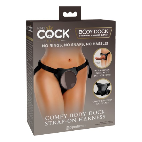 Arnés Comfy Body Dock para un Juego Strap-On Sin Esfuerzo