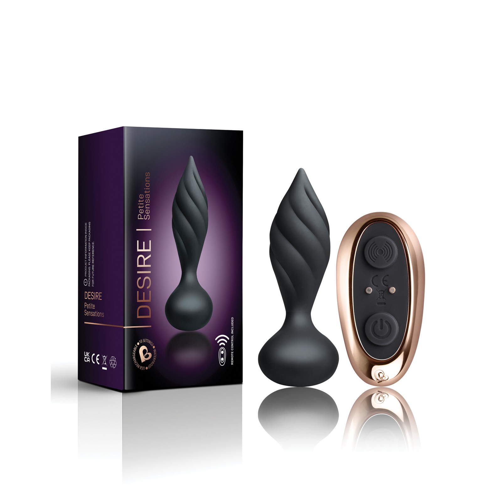 Rocks Off Desire Plug Remote Control Black