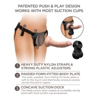 King Cock Elite Vibrating Body Dock Kit - Remote