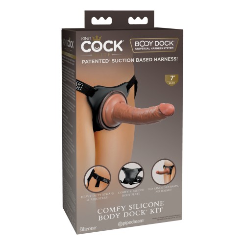 Kit Body Dock de Silicona Comfy King Cock Elite