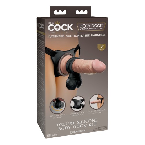 King Cock Elite Deluxe Silicone Body Dock Kit