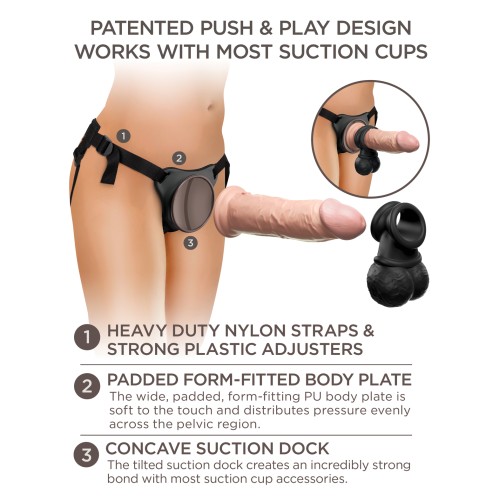 King Cock Elite Deluxe Silicone Body Dock Kit