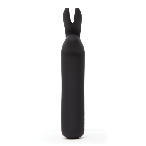 Funda Vibradora Recargable Happy Rabbit Negro - Estimulación Clitoriana Potente