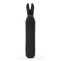 Funda Vibradora Recargable Happy Rabbit Negro - Estimulación Clitoriana Potente