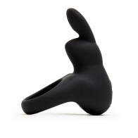 Happy Rabbit Rechargeable Cock Ring in Black