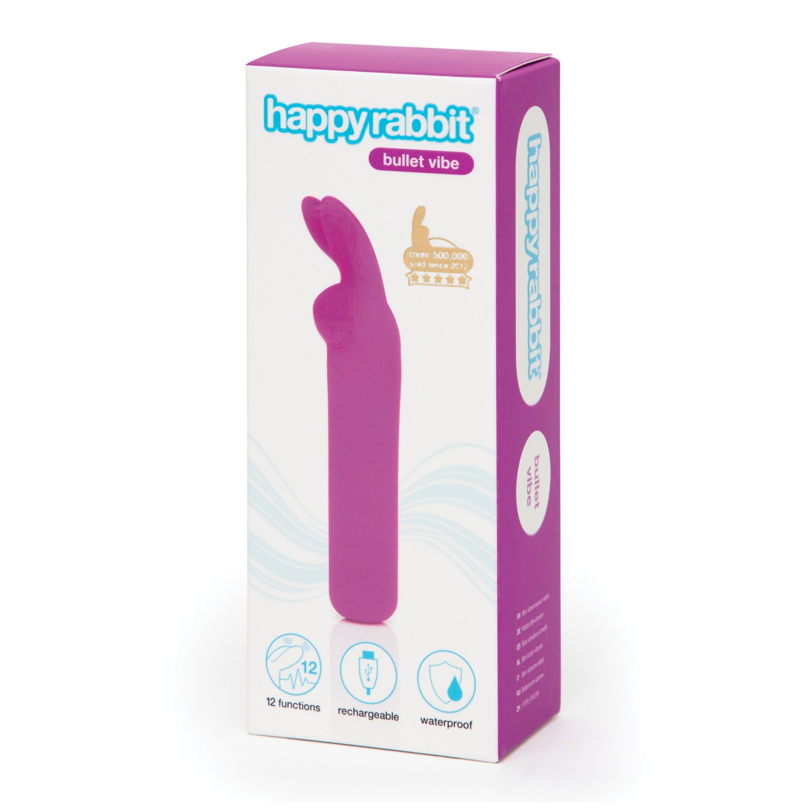 Happy Rabbit Rechargeable Bullet Purple for Intense Stimulation