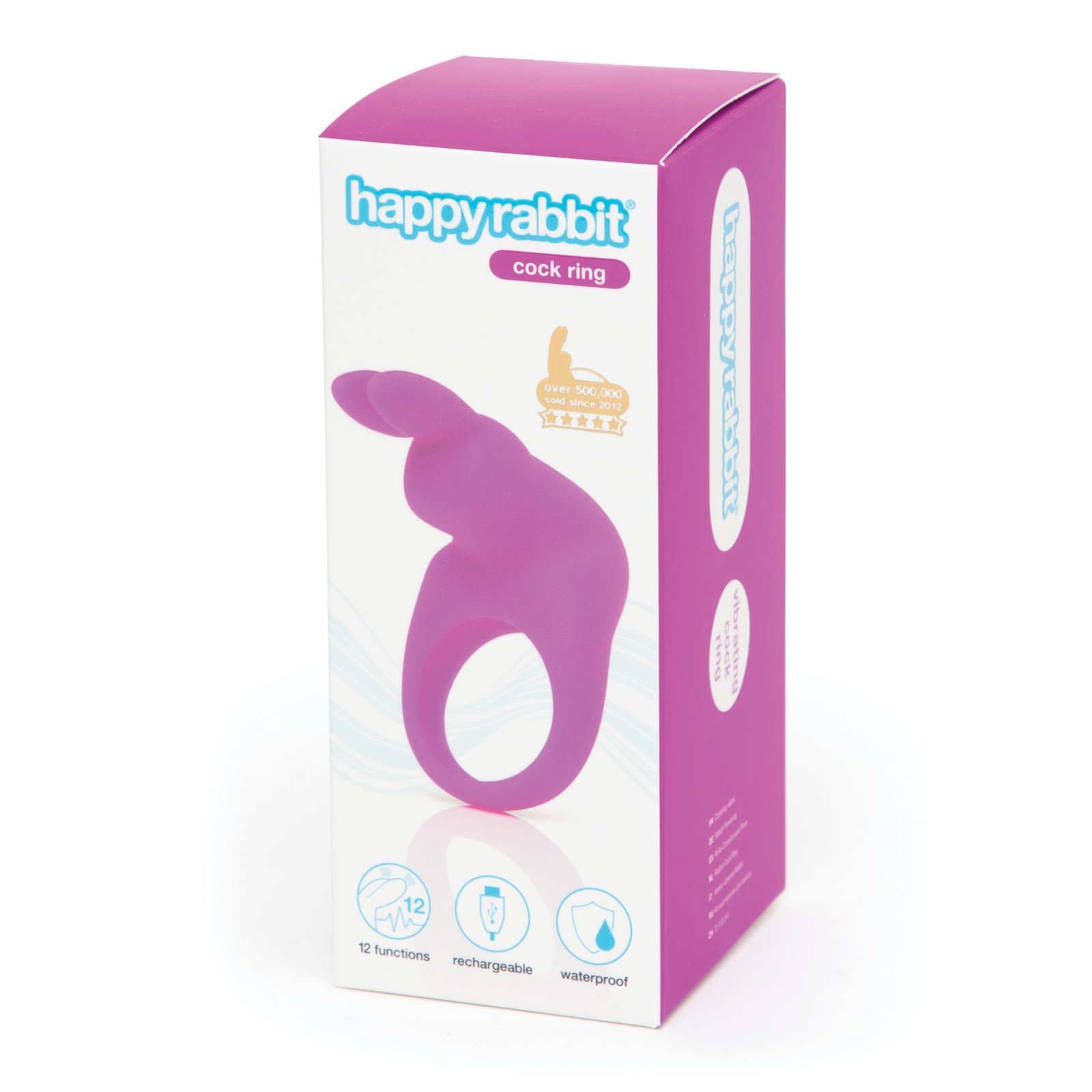 Rechargeable Happy Rabbit Cock Ring for Couples