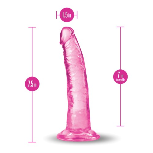 Dildo Blush B Yours Plus 7" Lust n' Thrust Rosa - Placer Realista