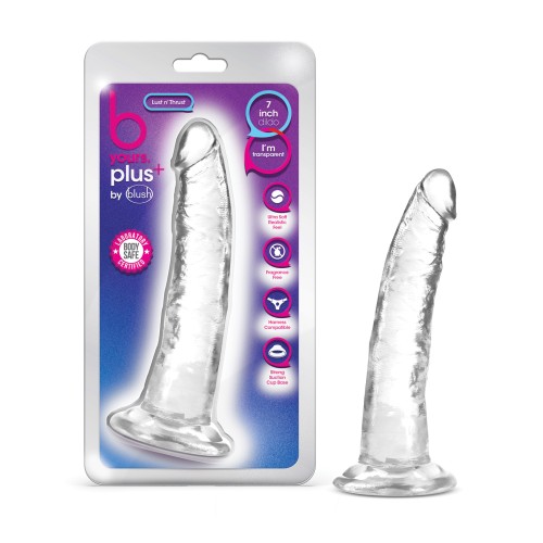 Dildo Blush B Yours Plus Lust n' Thrust - Transparente