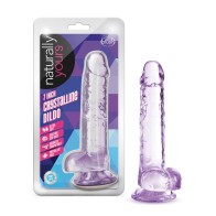 Dildo 7" Naturally Yours Crystalline - Amatista