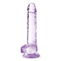 Blush Naturally Yours 7" Crystalline Dildo Amethyst