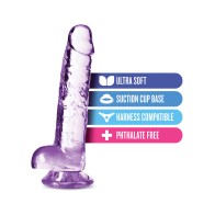 Blush Naturally Yours 7" Crystalline Dildo Amethyst