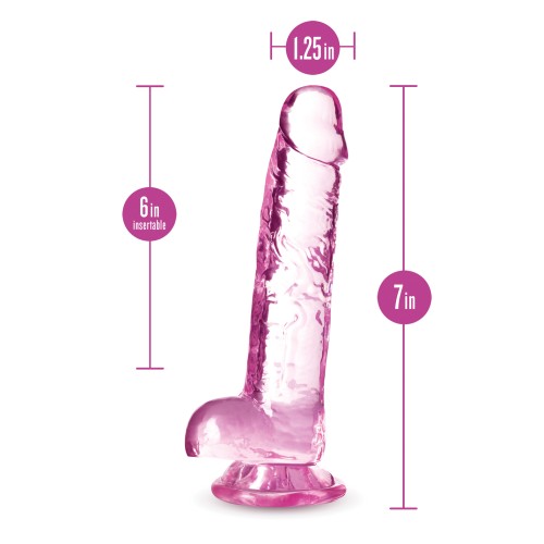 Dildo Crystalline de 7" Naturally Yours - Placer Realista