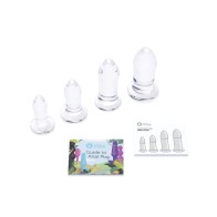 b-Vibe Glass Anal Dilator 4 pc Set