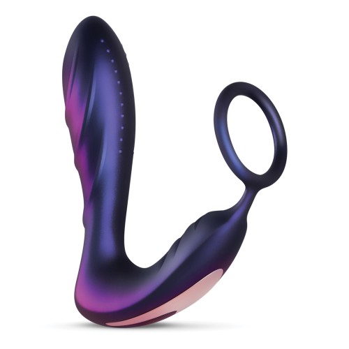 Hueman Black Hole Anal Vibrator with Cock Ring - Purple