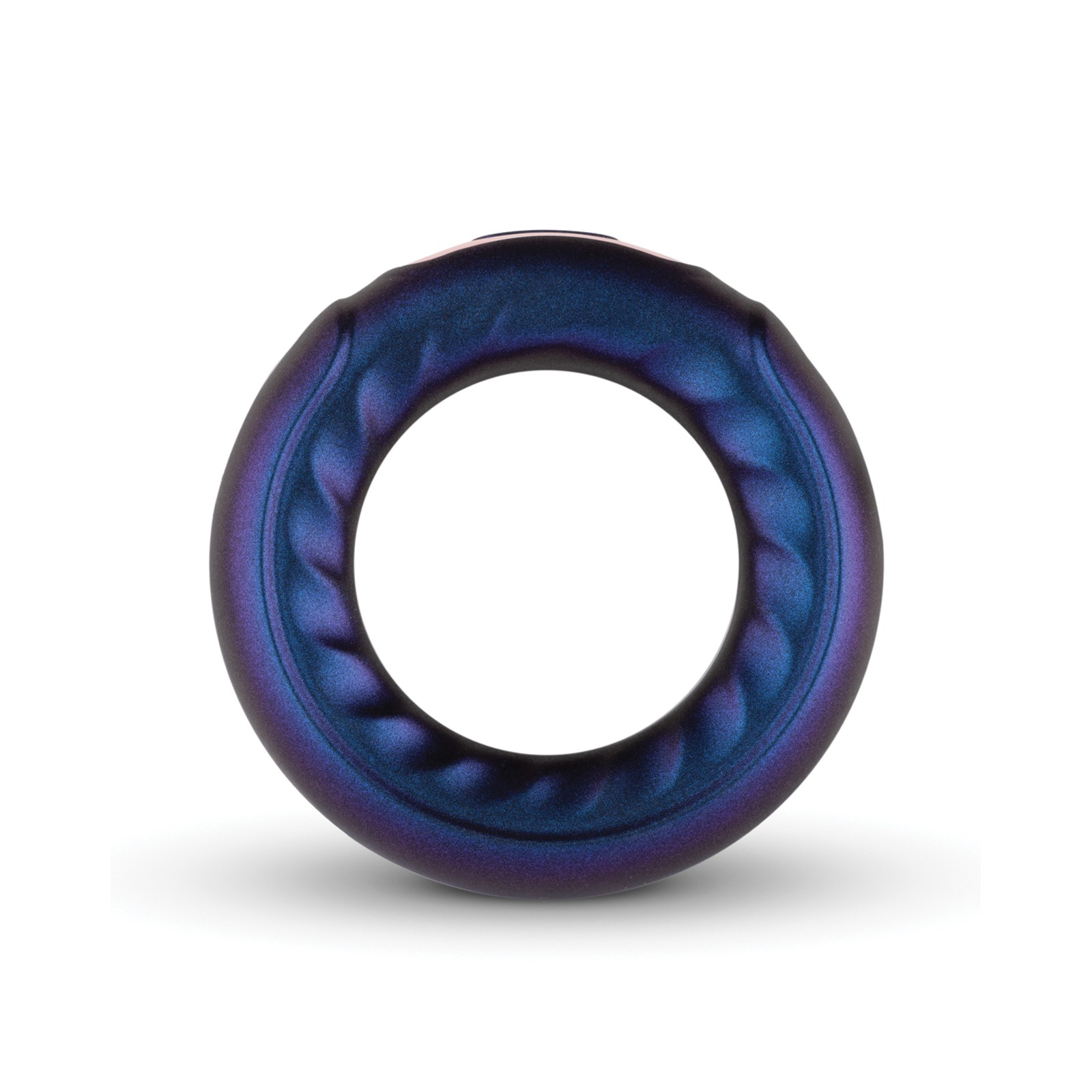 Hueman Saturn Vibrating Cock/Ball Ring - Purple