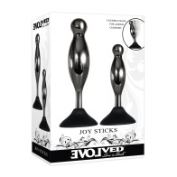 Evolved Joy Sticks Set de 2 Plug - Negro/Cromo