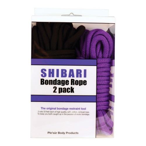 Plesur Cotton Shibari Bondage Rope 2 Pack