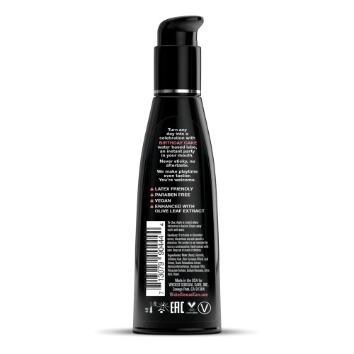 Lubricante a Base de Agua Wicked Sensual 4 oz