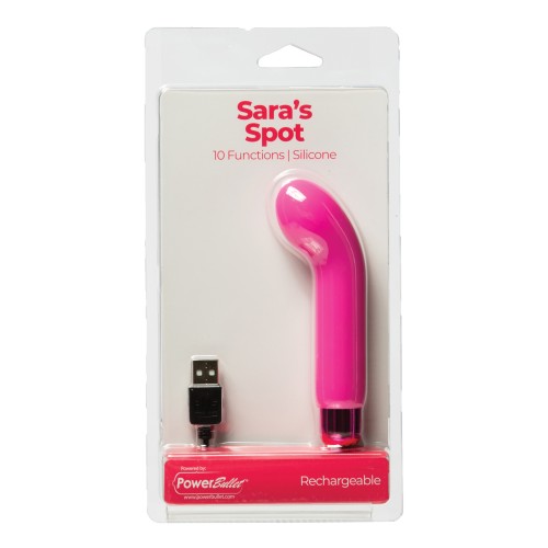 Sara's Spot Rechargeable Bullet - 10 Functions for G Spot