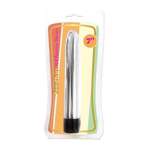 Voodoo 9 Inch Multi Speed Vibrator Silver