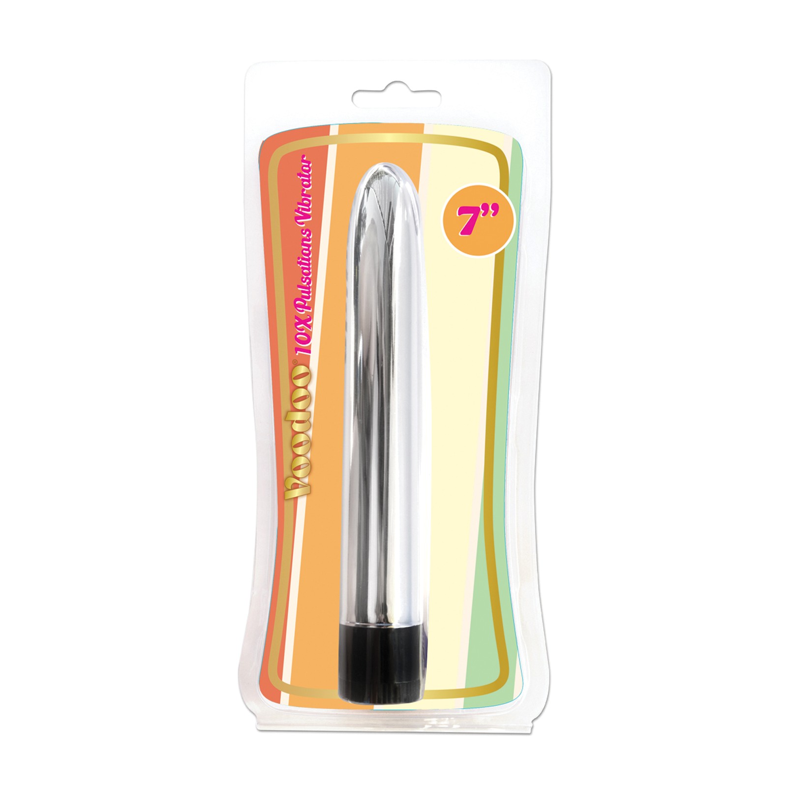 Voodoo Vibrador de 9 Pulgadas Multivelocidad Plata