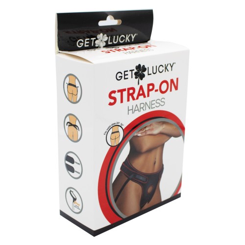 Arnés Ajustable Get Lucky para Strap-On - Negro