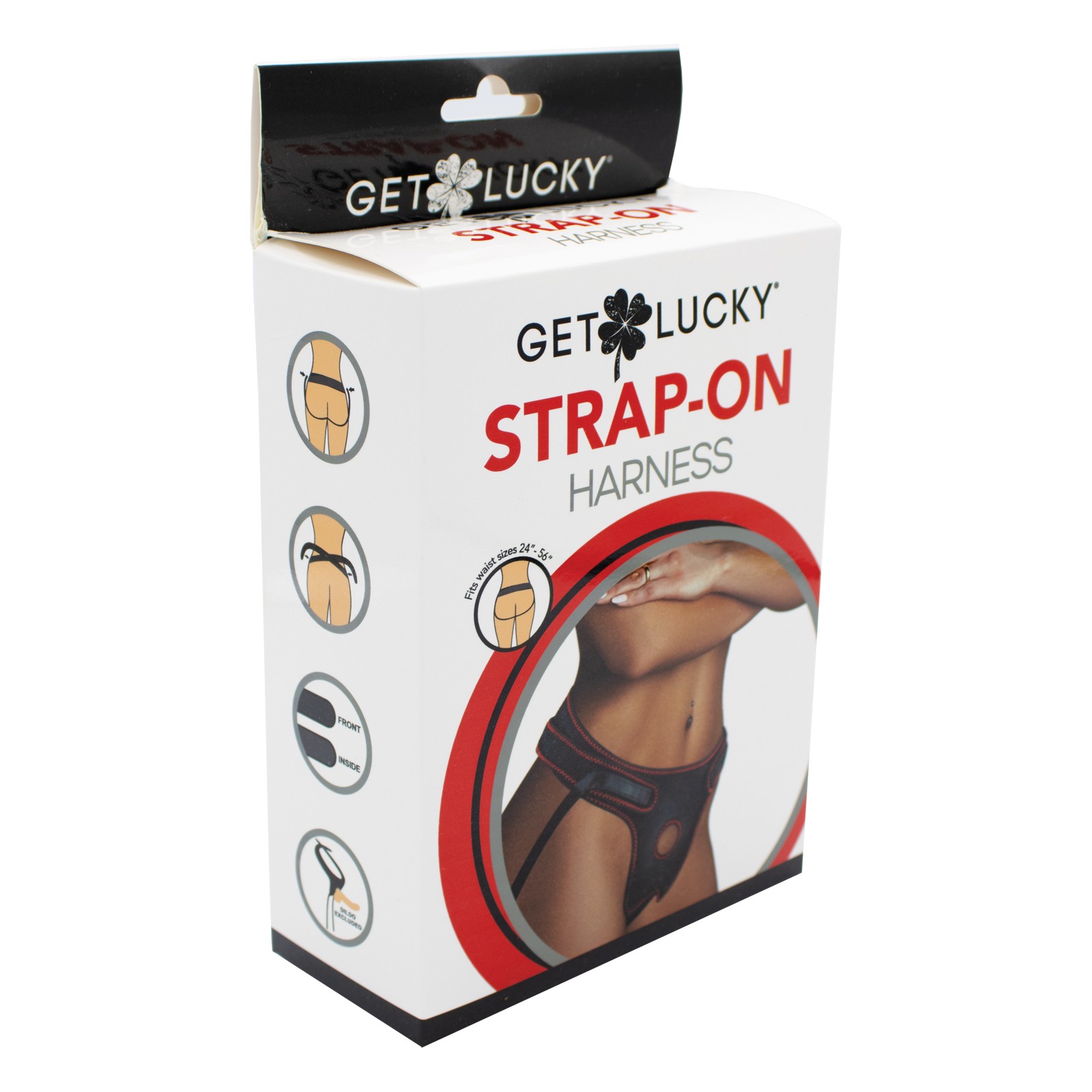 Arnés Ajustable Get Lucky para Strap-On - Negro