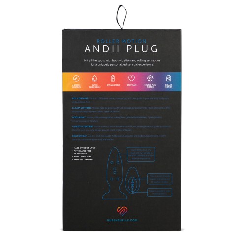 Plug Anal Andii de Nu Sensuelle para Placer Único