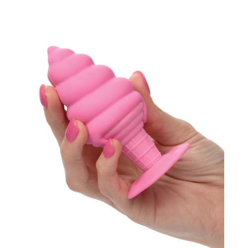 Naughty Bits Yum Bum Plug Anal en Forma de Cucurucho de Helado Rosa