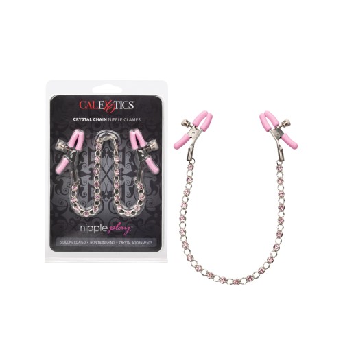 Nipple Play Crystal Chain Nipple Clamps