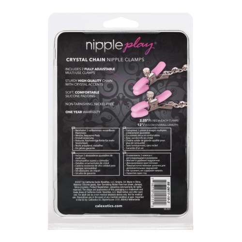 Nipple Play Crystal Chain Nipple Clamps