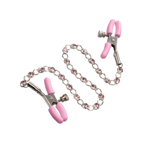 Nipple Play Crystal Chain Nipple Clamps