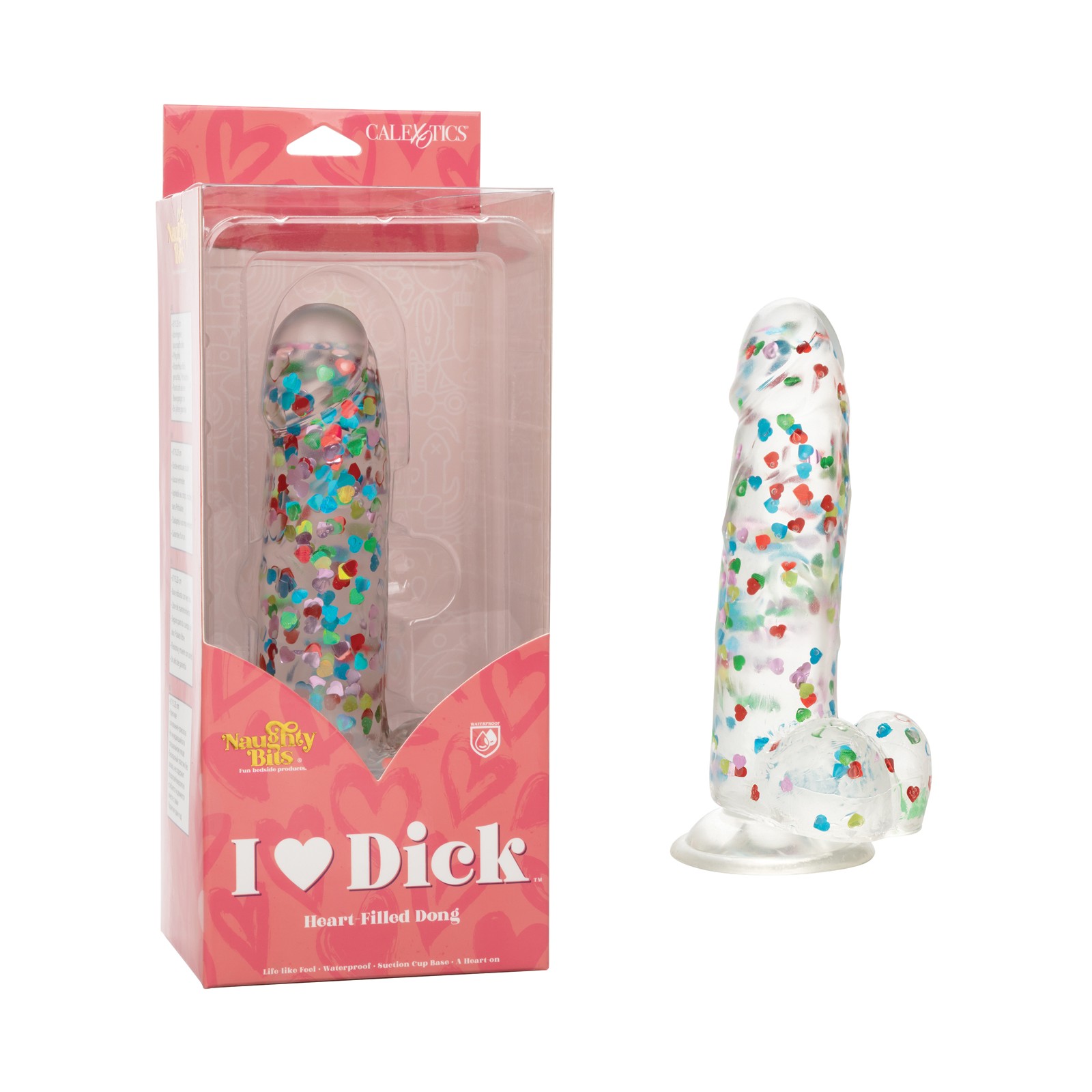 Dong Relleno de Corazón Naughty Bits I Love Dick - Multicolor