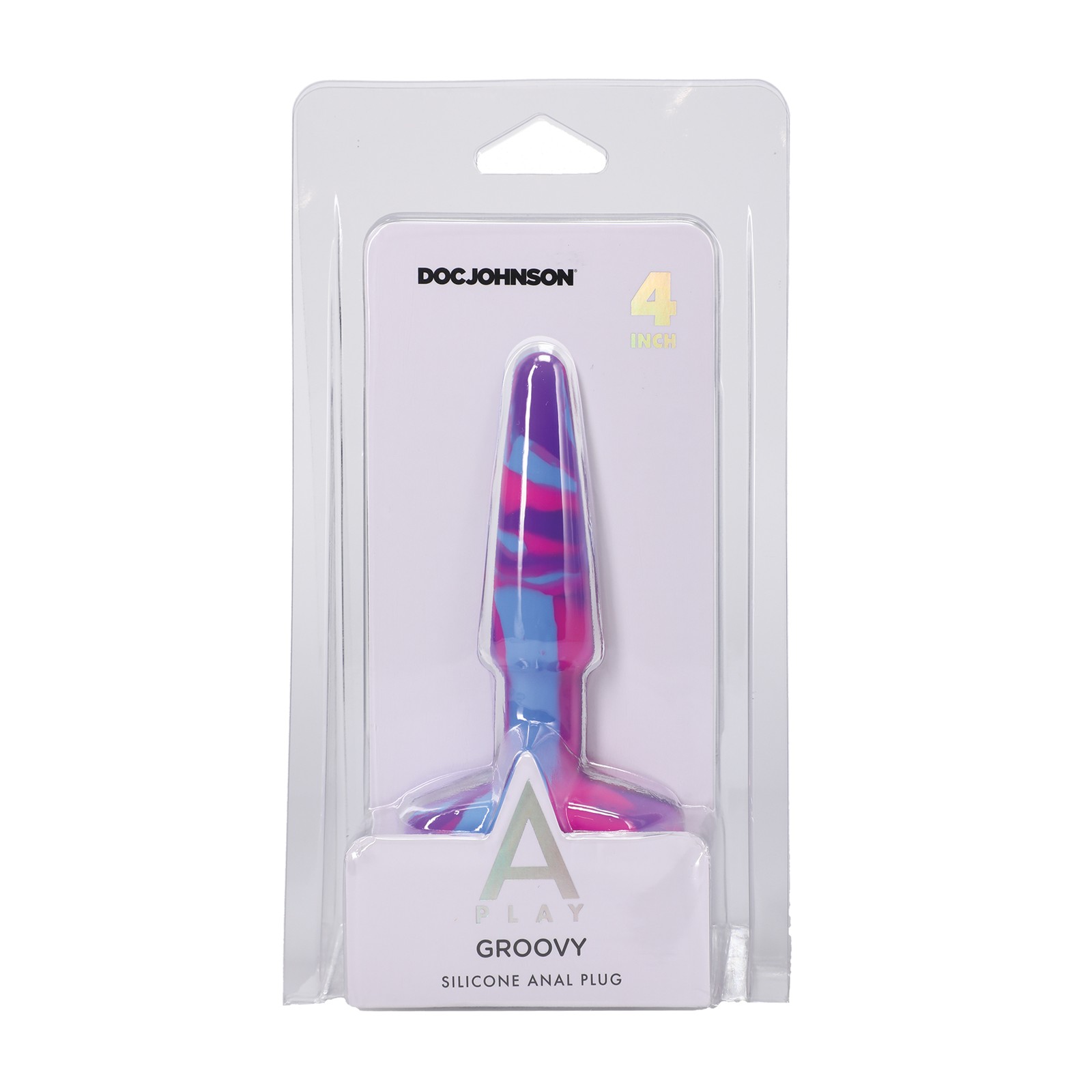 A Play 4 Inch Groovy Silicone Anal Plug