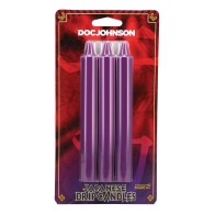 Japanese Drip Candles Pack of 3 Purple