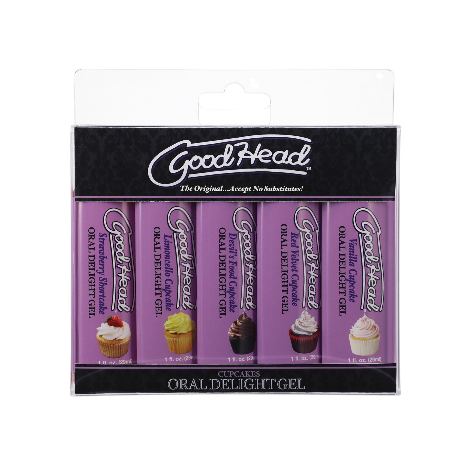 GoodHead Gel de Placer Oral Pastel Pack de 5