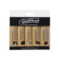 GoodHead Chocolate Slick Glide 5 Flavors Lubricant Pack