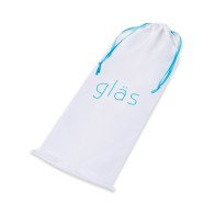 Glas 7" Realistic Curved Glass Dildo - Clear