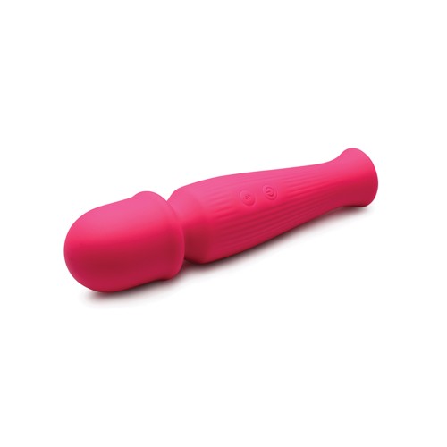 Curve Toys Gossip Silicone Vibrating Wand 10x - Magenta