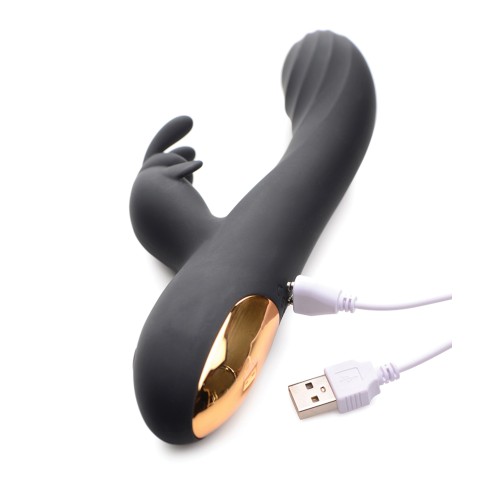 Vibrador Conejo Power Bunnies Cuddles 10x de Silicona - Negro