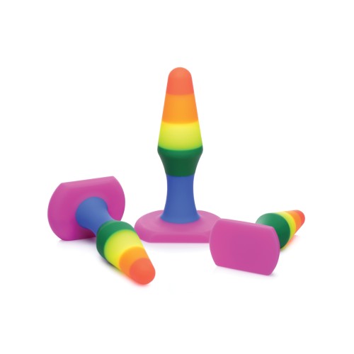 Frisky Rainbow Silicone Anal Trainer Set