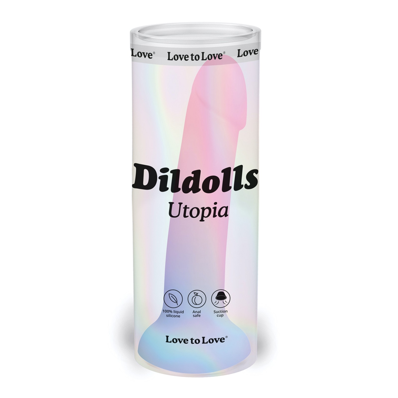 Love to Love Curved Suction Cup Dildolls Utopia