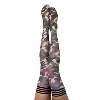 Kix'ies Camouflage Thigh Highs for Women