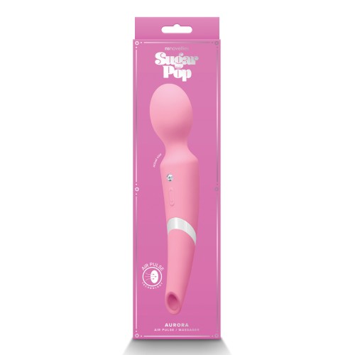 Sugar Pop Aurora Air Pulse Massager Wand - Pink