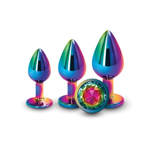 Rainbow Gem Anal Trainer Kit - Enhance Your Pleasure