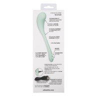 Elle Liquid Silicone Wand Green